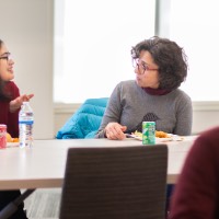 Picture of Dr. Mayra Fortes and student